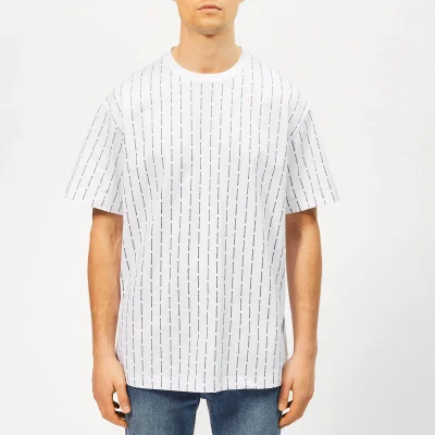 Wooyoungmi Men's Vertical Logo T-Shirt - White