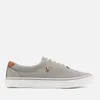 Polo Ralph Lauren Men's Thorton Washed Twill Vulcanised Trainers - Soft Grey - Image 1