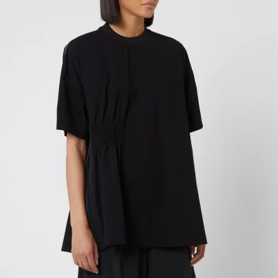 Y-3 Women's Light Nylon 3 Stripe Short Sleeve T-Shirt - Black