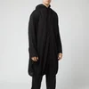 Y-3 Men's Tencel Cotton Hood Long Shirt Jacket - Black - Image 1