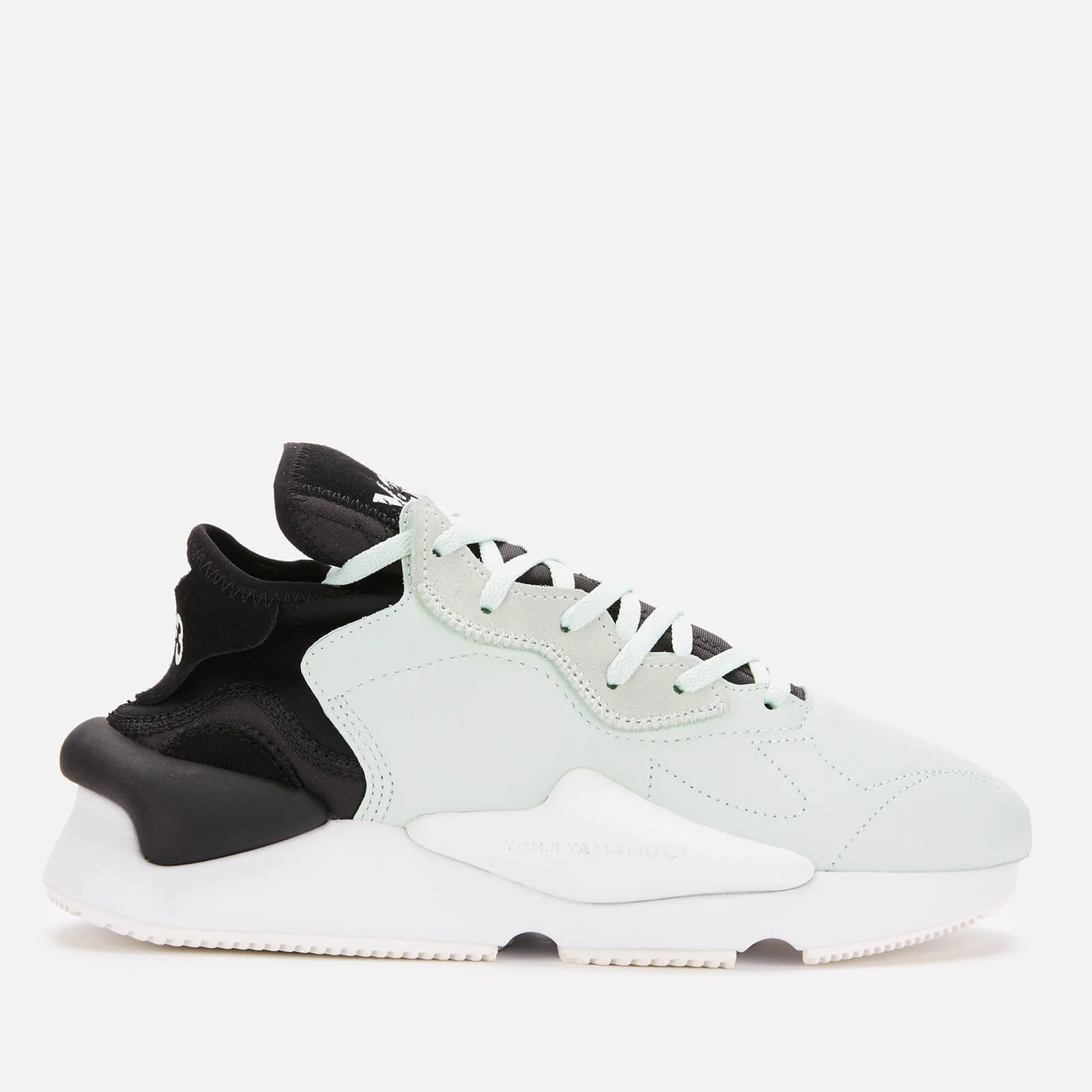 Y-3 Kaiwa Trainers - Salty Green Y-3/Core White Image 1