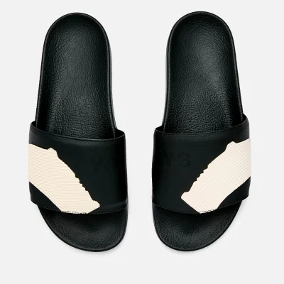 Y-3 Men's Adilette Slide Sandals - Core Black/Core Black
