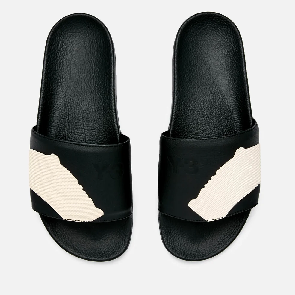 Y-3 Men's Adilette Slide Sandals - Core Black/Core Black Image 1
