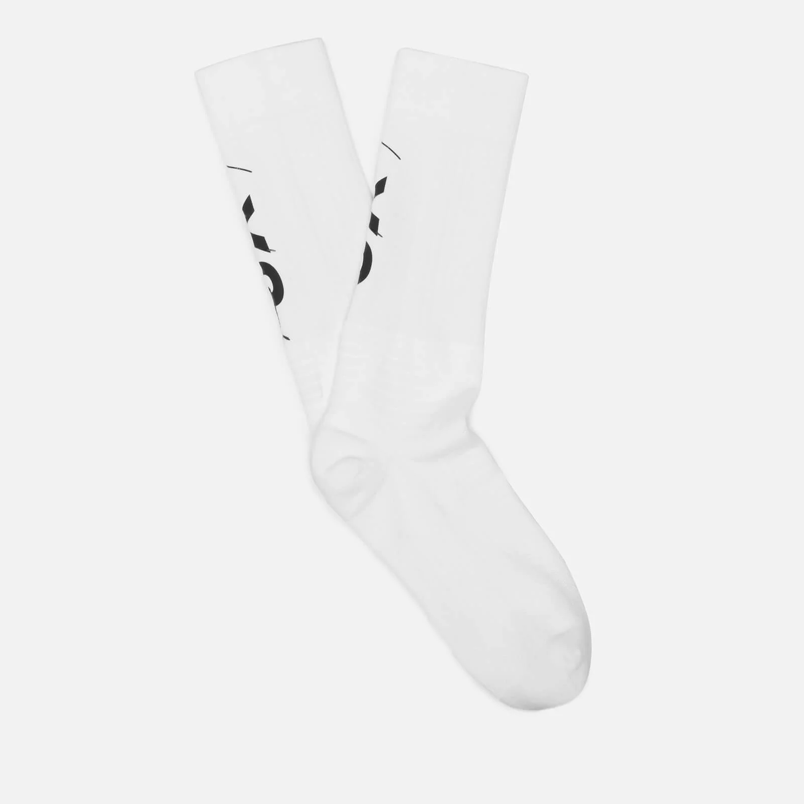 Y-3 Tube Socks - White/Black Image 1