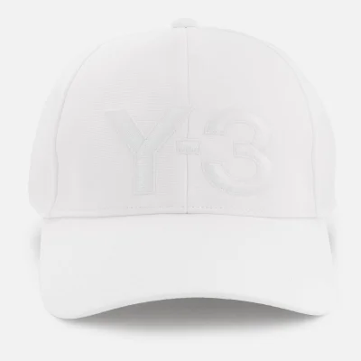 Y-3 Logo Cap - White