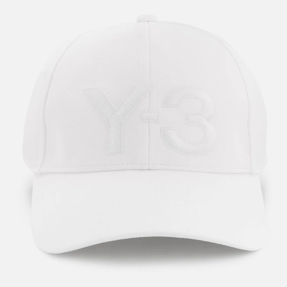Y-3 Logo Cap - White Image 1