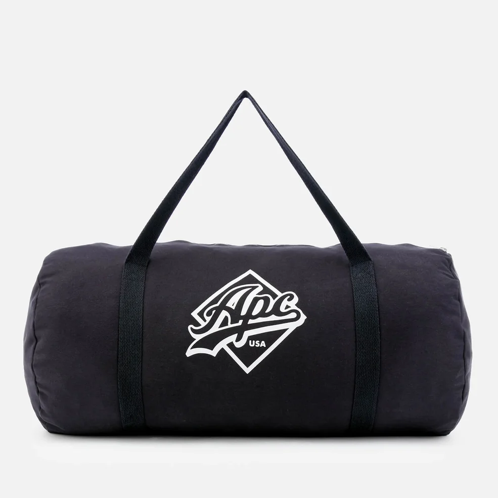 A.P.C. Men's US Sports Holdall Bag - Anthracite Image 1