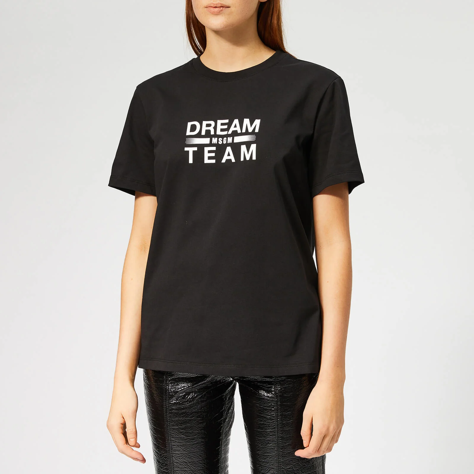 MSGM Women's Dream Team T-Shirt - Black Image 1