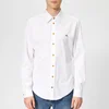 Vivienne Westwood Men's Firm Poplin Classic Extra Slim Long Sleeve Shirt - White - Image 1