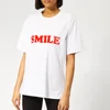 Victoria, Victoria Beckham Women's Smile T-Shirt - White - Image 1