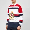 Polo Ralph Lauren Men's Newport Large Crest Rugby Shirt - Rl 2000 Red Multi - Image 1
