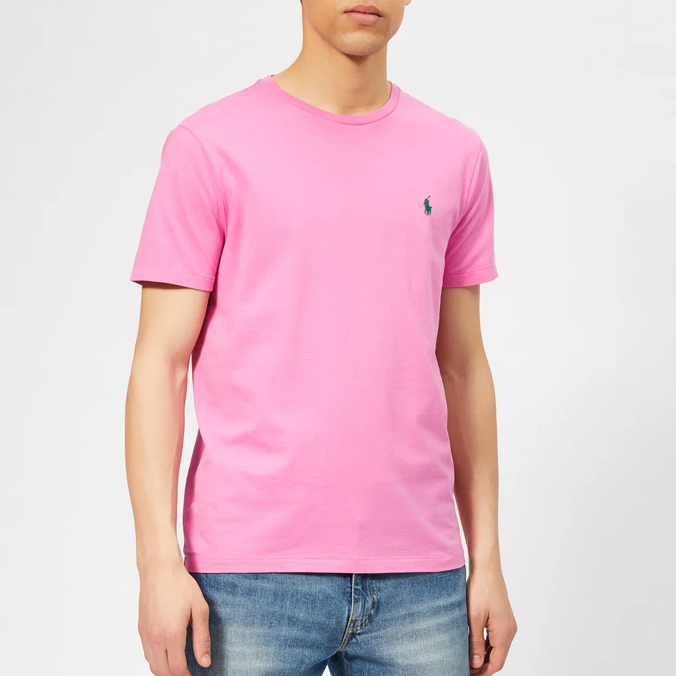 Polo Ralph Lauren Men's Basic T-Shirt - Maui Pink Image 1