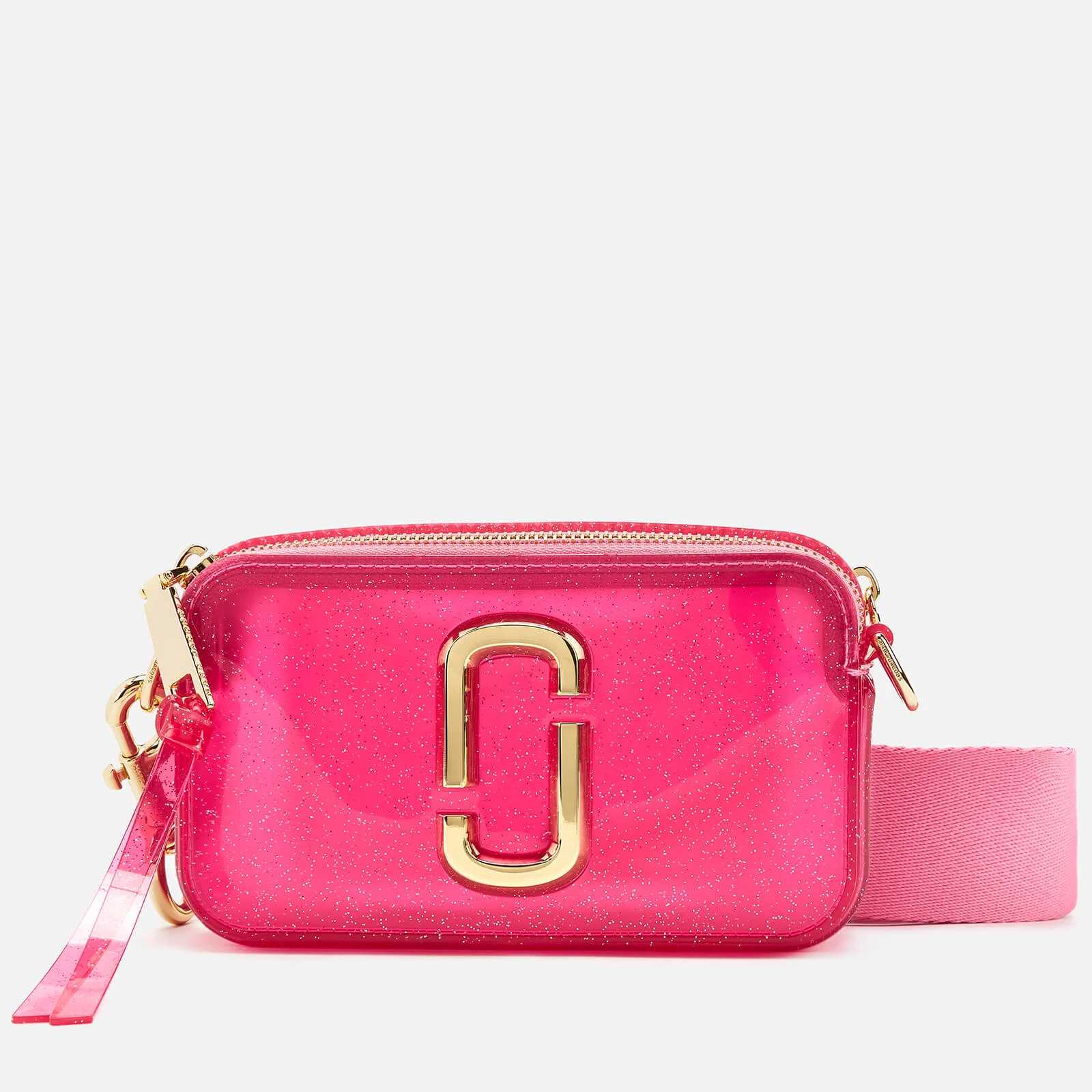 Marc Jacobs Women's The Jelly Glitter Snapshot Bag - Pink Multi Image 1