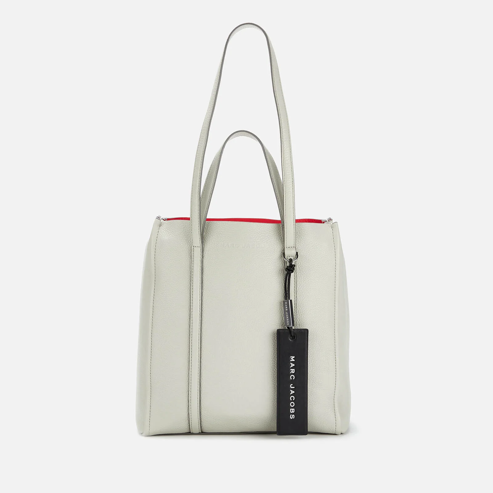 Marc Jacobs Women's 27 The Tag Tote Bag - Light Grey Image 1
