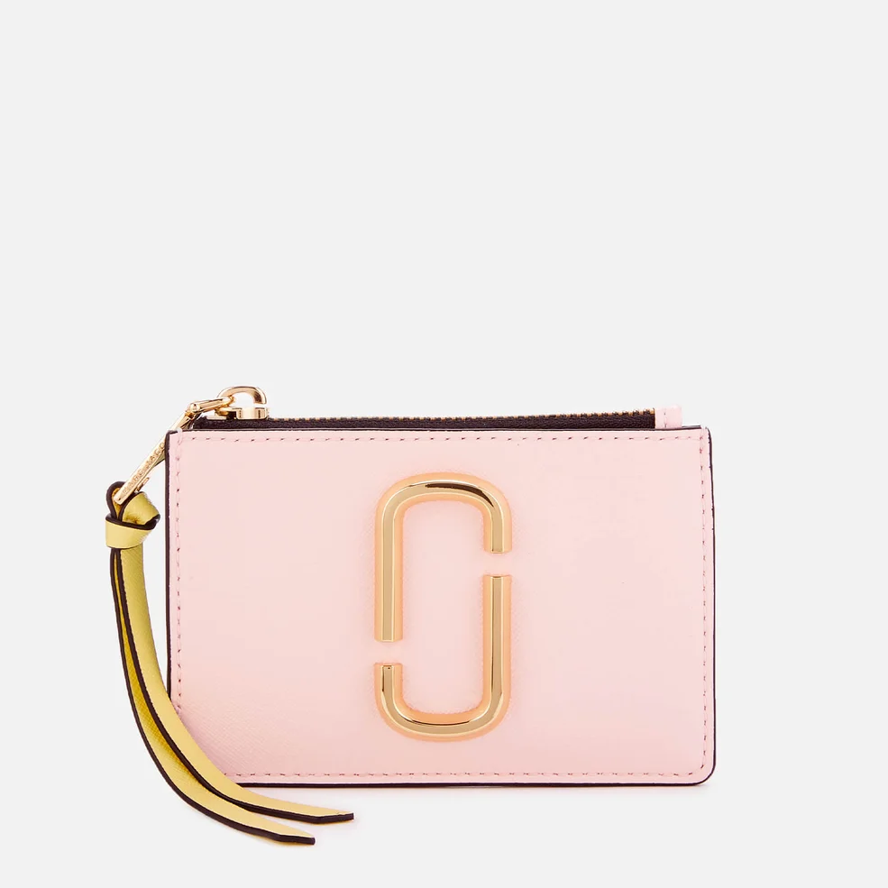 Marc Jacobs Women's Top Zip Multi Wallet - Blush Multi Image 1