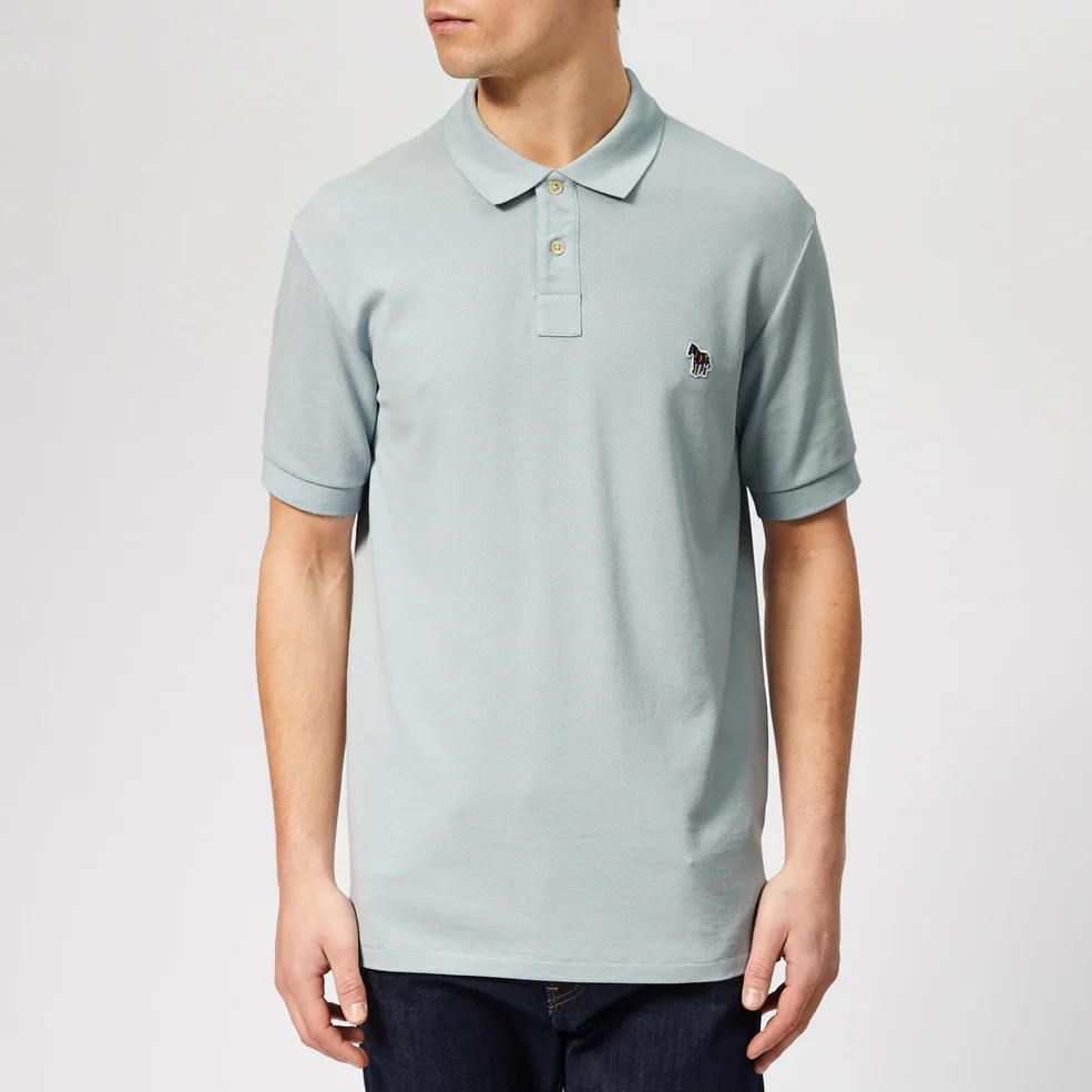 PS Paul Smith Men's Regular Fit Polo Shirt - Light Blue Image 1