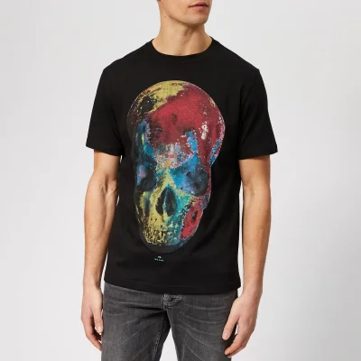 PS Paul Smith Men's Regular Fit Skull T-Shirt - Black
