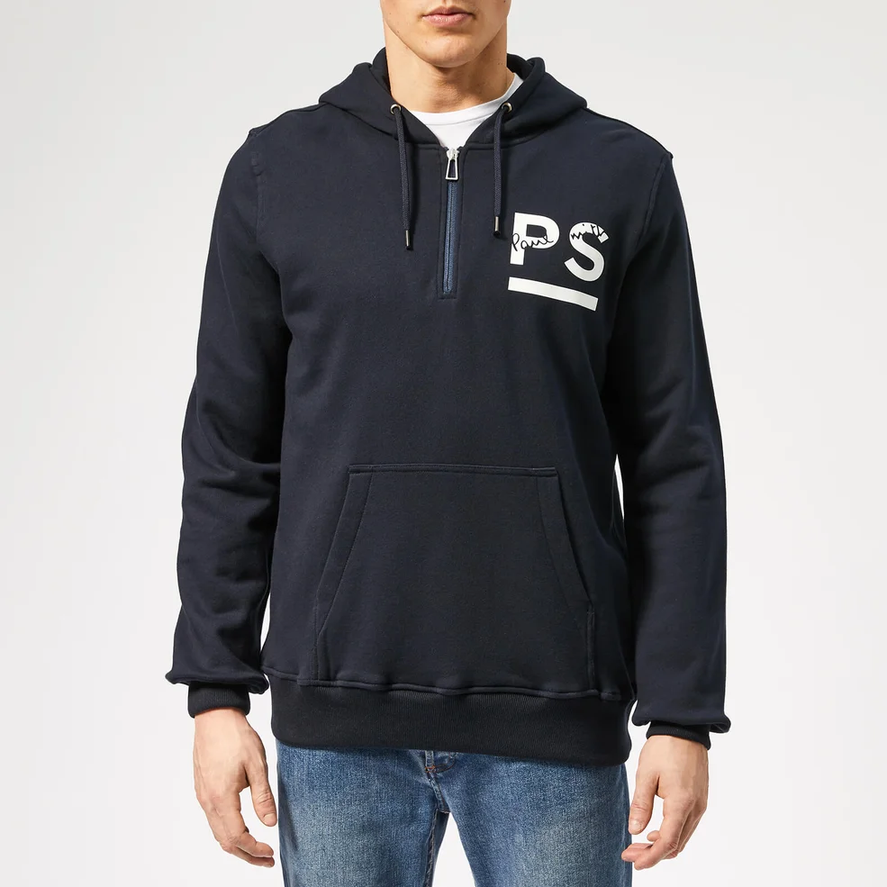PS Paul Smith Men's Regular Fit High Build Sweatshirt - Dark Navy Image 1