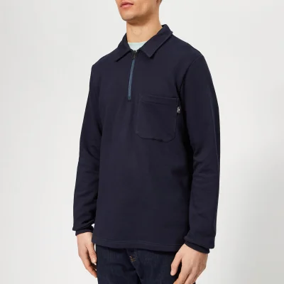 PS Paul Smith Men's Regular Fit Half Zip Sweatshirt - Inky