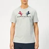 Maison Kitsuné Men's Lovebird T-Shirt - Light Grey Melange - Image 1