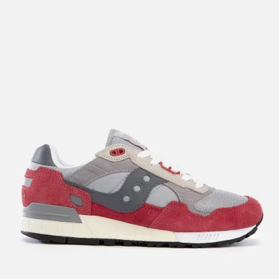 Saucony Men's Shadow 5000 Vintage Trainers - Grey/Red