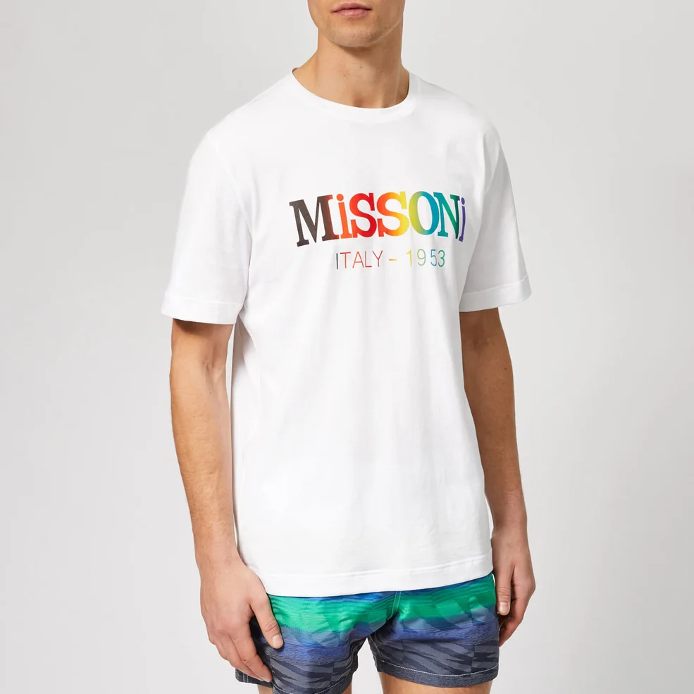 Missoni Men's Logo T-Shirt - Off White Image 1