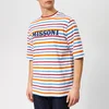 Missoni Men's Logo Stripe T-Shirt - White/Multi Stripe - Image 1