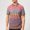 Missoni Men's Stripe Pique Polo Shirt - Multi - Image 1