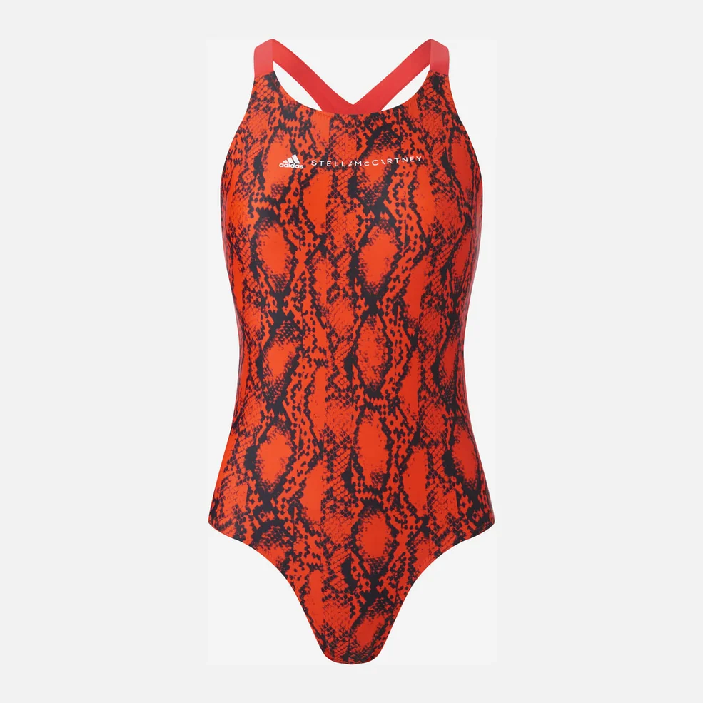 adidas by Stella McCartney Women's Swimsuit - Bold Orange Image 1