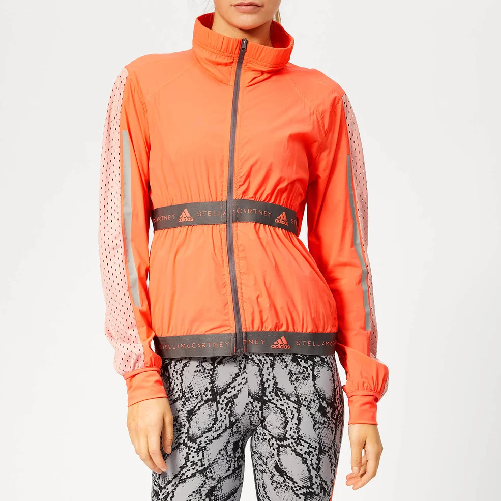 adidas by Stella McCartney Women's Run Light Jacket - Hot Coral Image 1