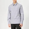 Lanvin Men's Oversized Chest Pocket Shirt - Blue - Image 1