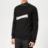Lanvin Men's Lanvin Barre Print Sweatshirt - Black - Image 1