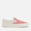 Vans Anaheim Classic Slip-On 98 DX Trainers - Og Red/White/Warp Check - Image 1