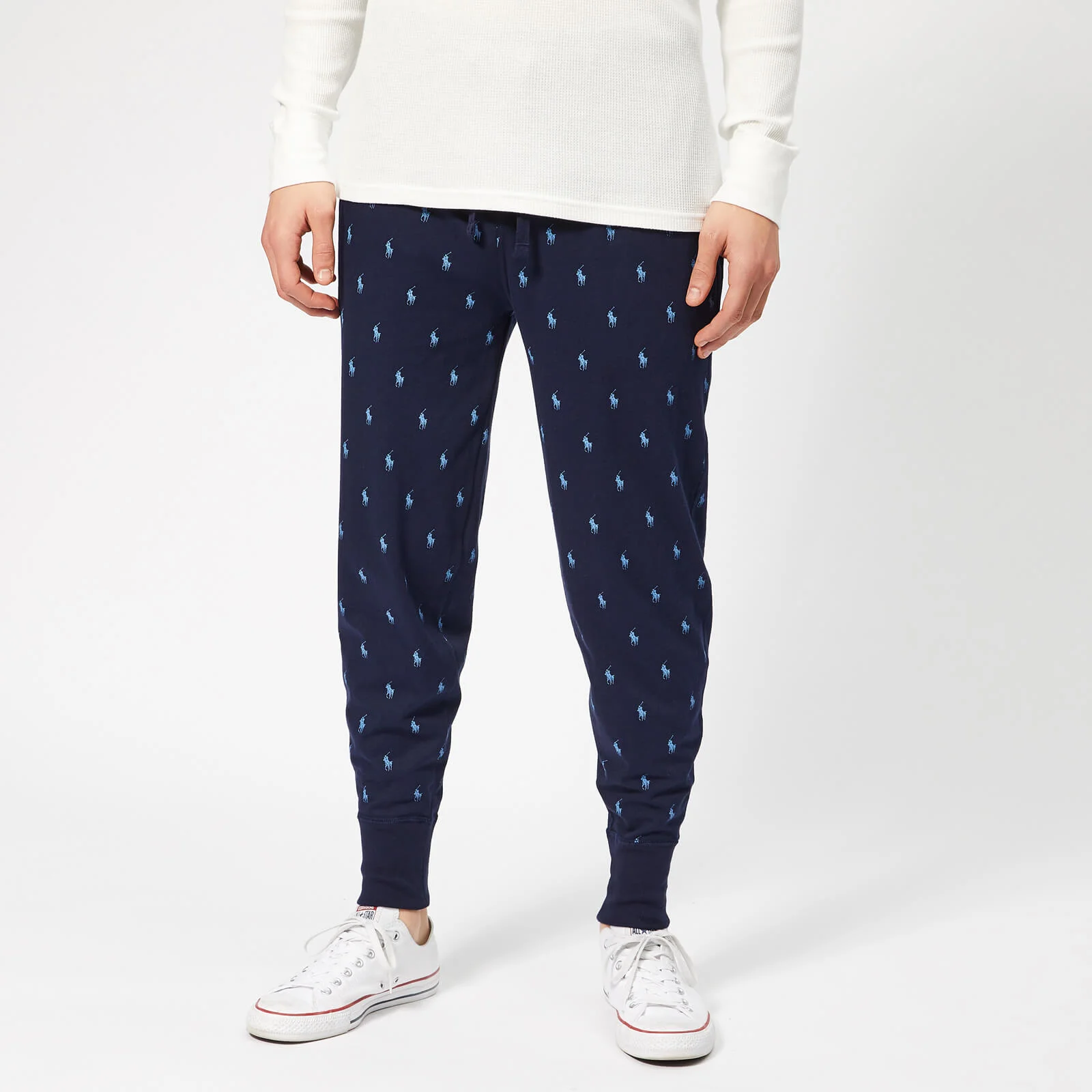 Polo Ralph Lauren Men's All Over Pony Joggers - Cruise Navy Image 1