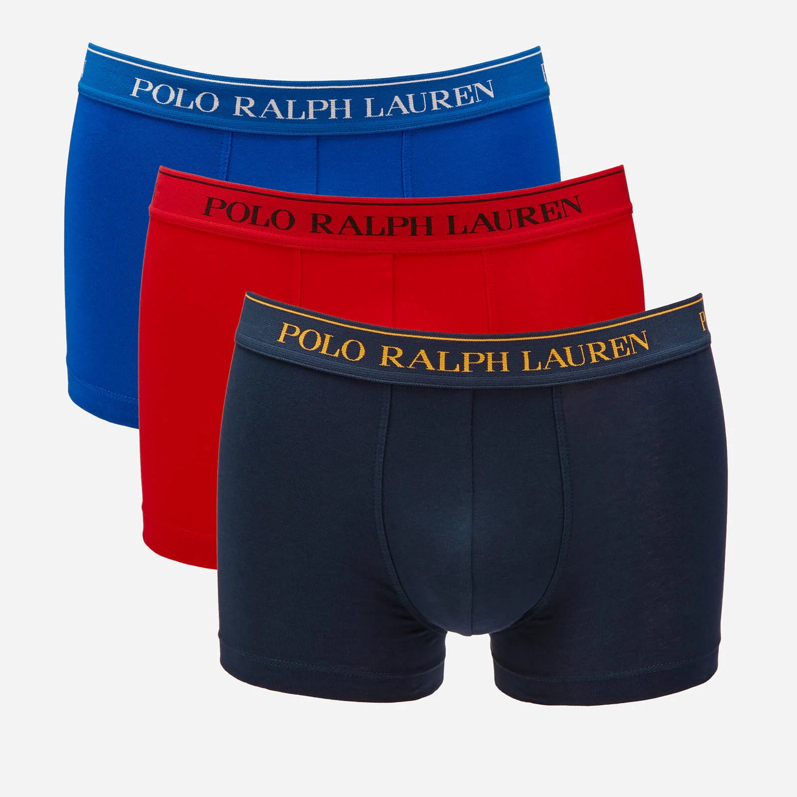 Polo Ralph Lauren Men's 3 Pack Classic Trunk Boxer Shorts - Rl Red/Sapphire Star/Navy Image 1