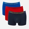 Polo Ralph Lauren Men's 3 Pack Classic Trunk Boxer Shorts - Rl Red/Sapphire Star/Navy - Image 1