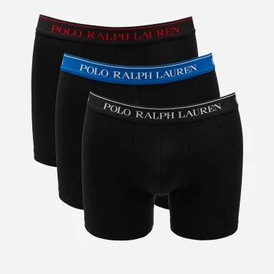 Polo Ralph Lauren Men's 3 Pack Boxer Briefs - Black
