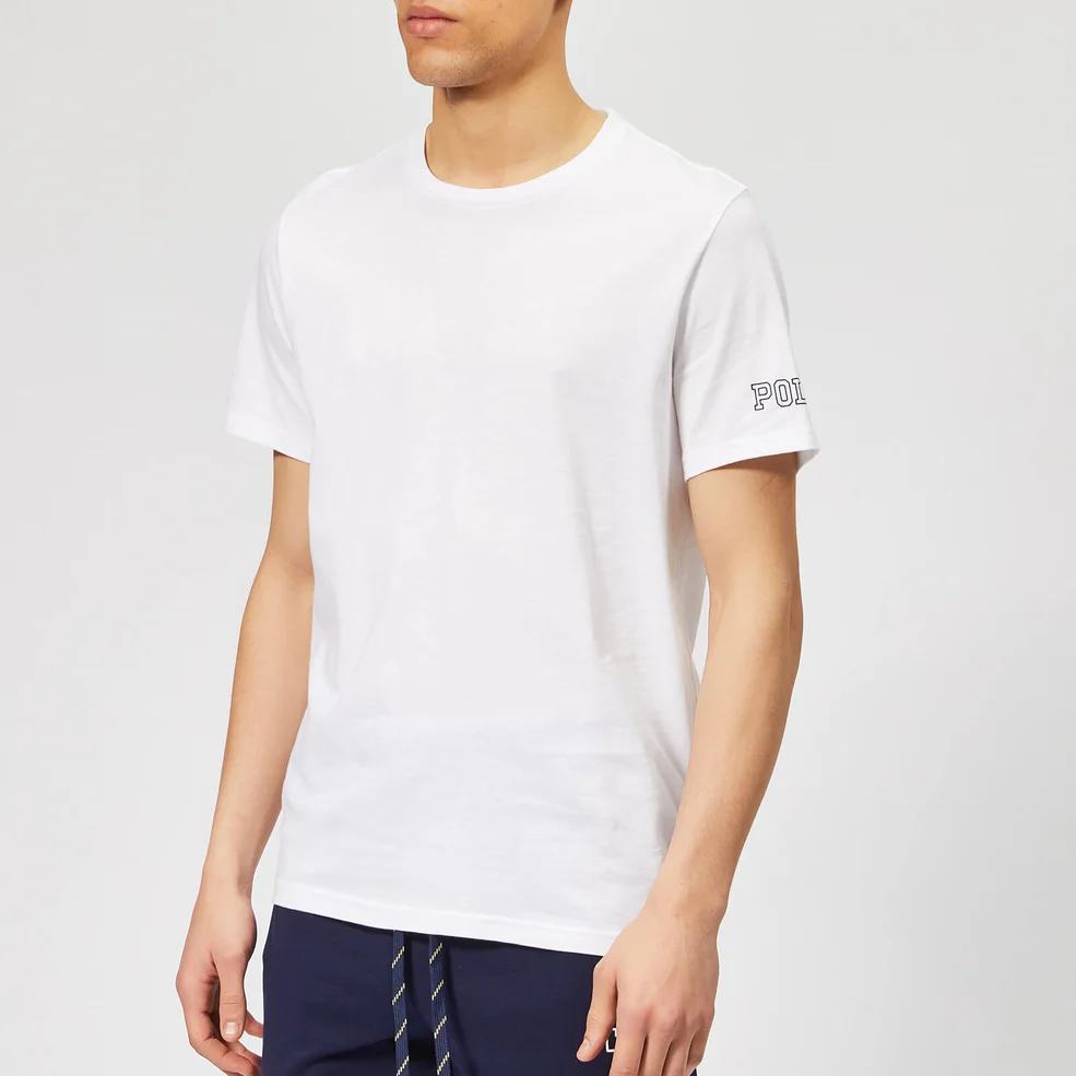Polo Ralph Lauren Men's Sleeve Logo T-Shirt - White Image 1