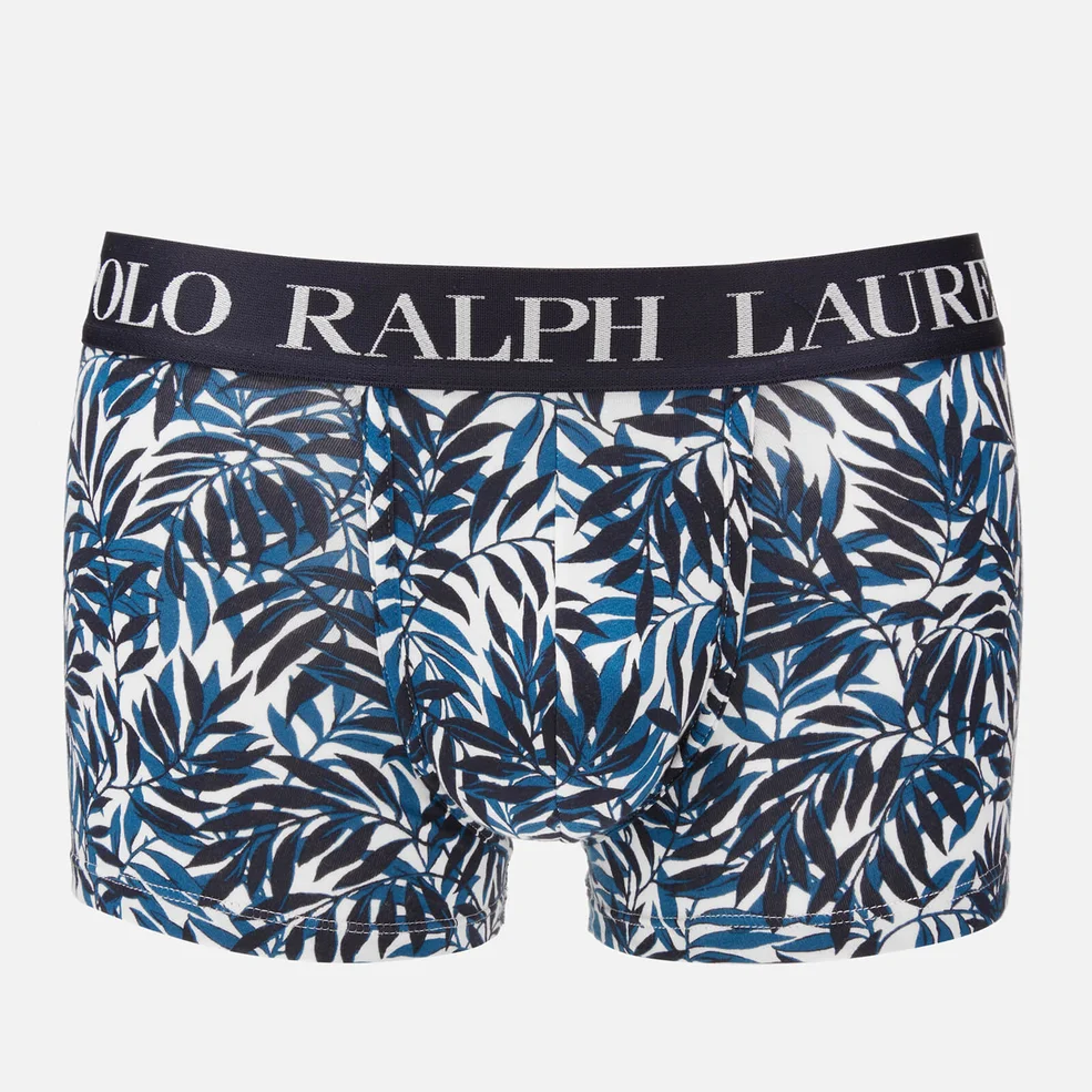 Polo Ralph Lauren Men's Classic Trunk Boxer - Cruise Navy Palm Print Image 1