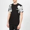 Neil Barrett Men's Shadow Flower T-Shirt - Black/White - Image 1