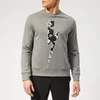 Neil Barrett Men's Floral Thunderbolt Sweatshirt - Smoke/Black/White - Image 1