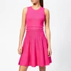 MICHAEL MICHAEL KORS Women's Grommit Lace and Crew Dress - Electric Pink - Image 1