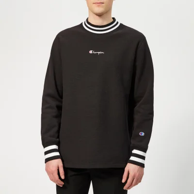 Champion Men's High Neck Sweatshirt - Black