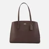Coach Women's Polished Pebble Leather Charlie 40 Holdall - Oxblood - Image 1