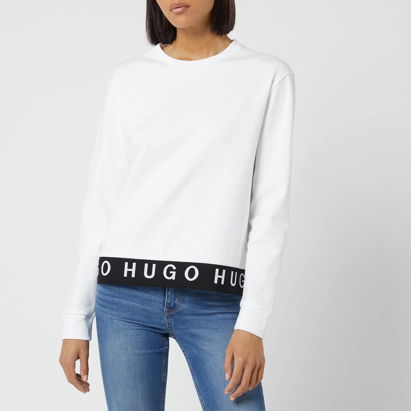 HUGO Women's Nicci Sweatshirt - White Image 1