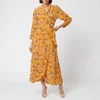 HUGO Women's Kerlina Floral Wrap Dress - Orange Floral - Image 1