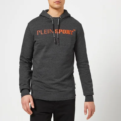 Plein Sport Men's Hoodie Sweatshirt Statement - Dark Grey