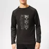 Plein Sport Men's Sweatshirt Long Sleeve Tiger - Black/Silver - Image 1