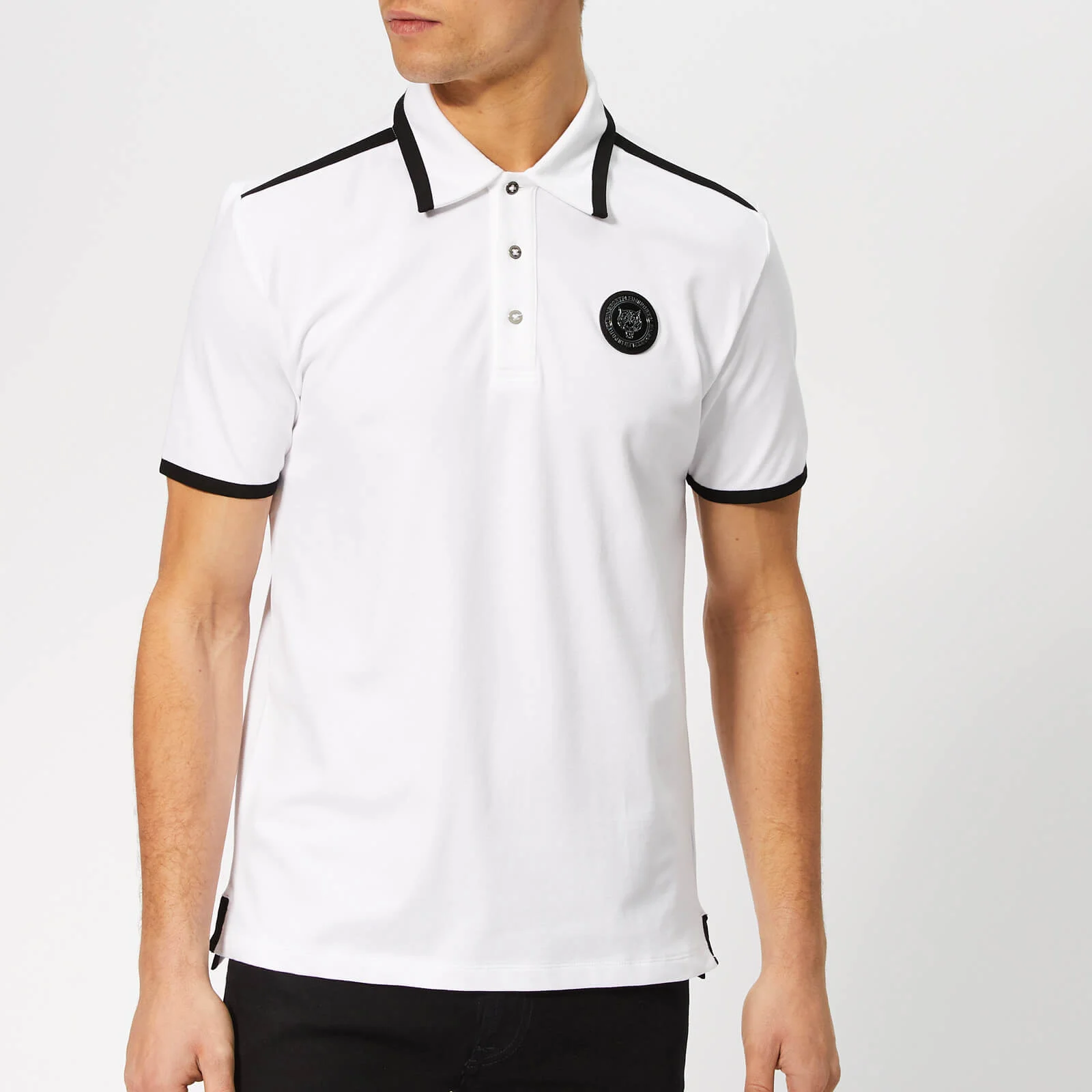 Plein Sport Men's Tiger Polo Shirt - White Image 1