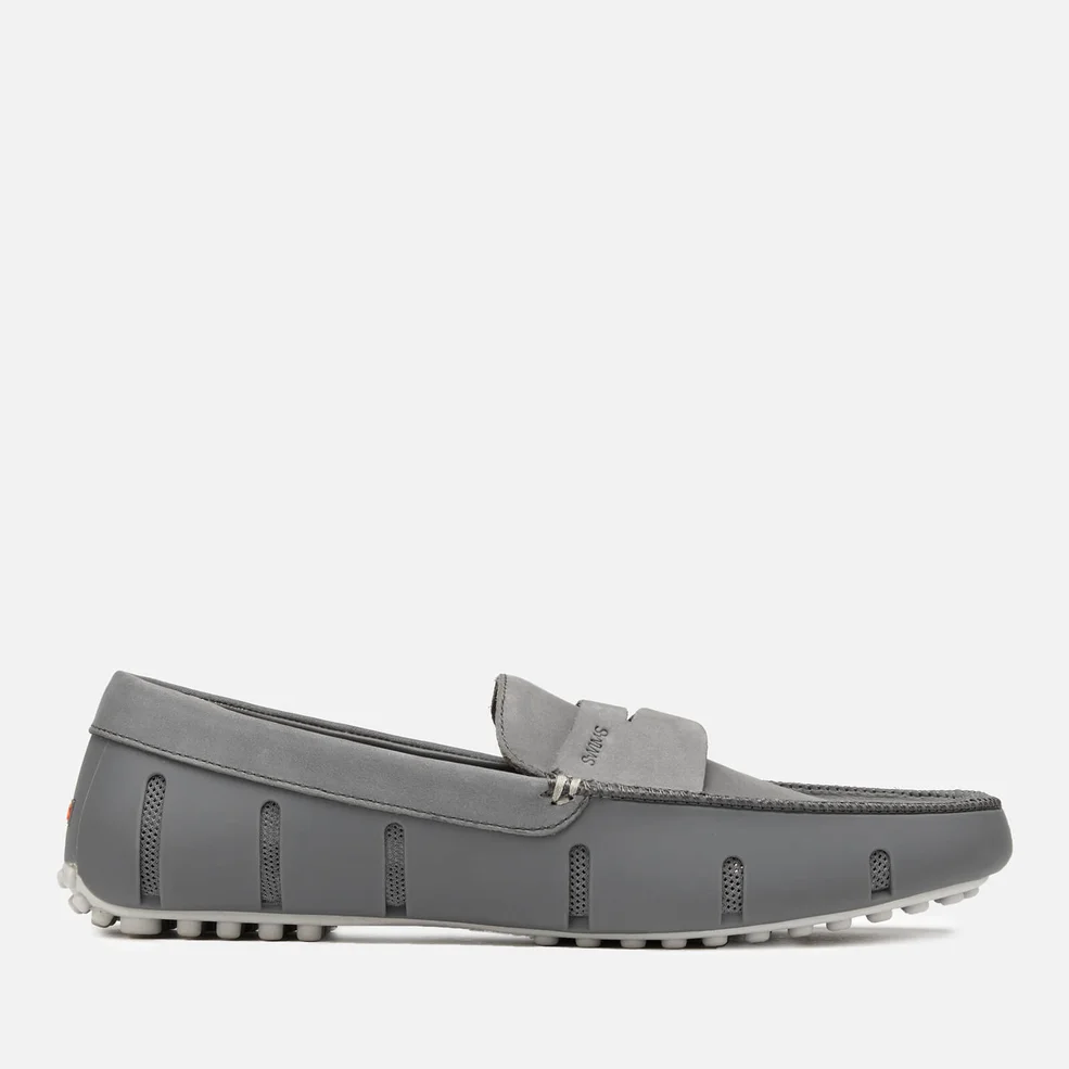 Swims Men's Penny Lux Driver Loafers - Grey/Alloy Image 1